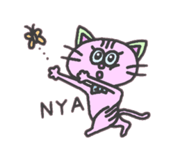 Mystery Cat Belle-chan sticker #159032