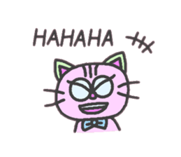 Mystery Cat Belle-chan sticker #159035