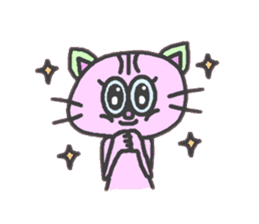 Mystery Cat Belle-chan sticker #159045