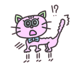 Mystery Cat Belle-chan sticker #159046