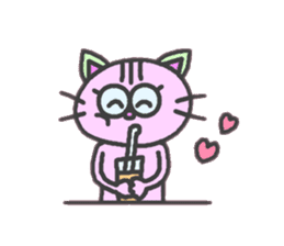 Mystery Cat Belle-chan sticker #159054