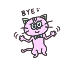 Mystery Cat Belle-chan sticker #159055