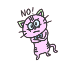 Mystery Cat Belle-chan sticker #159057
