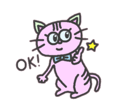 Mystery Cat Belle-chan sticker #159058