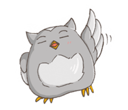 Owl Basket sticker #159179