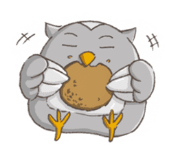 Owl Basket sticker #159181