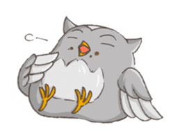 Owl Basket sticker #159183