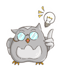 Owl Basket sticker #159189