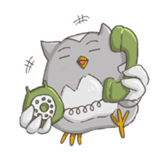 Owl Basket sticker #159203