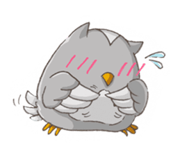 Owl Basket sticker #159207