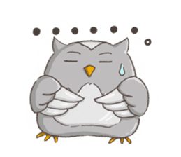 Owl Basket sticker #159214