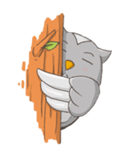 Owl Basket sticker #159215