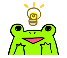 Ru of a frog sticker #159300