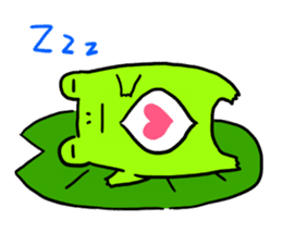 Ru of a frog sticker #159321