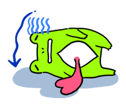 Ru of a frog sticker #159324