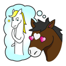 No choice I like I like horse sticker #159827