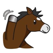 No choice I like I like horse sticker #159833