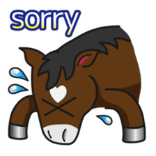 No choice I like I like horse sticker #159837