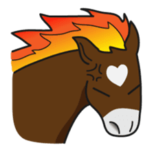 No choice I like I like horse sticker #159844