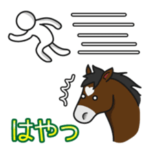 No choice I like I like horse sticker #159845