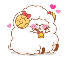 mofu-mofu sheep sticker #159900