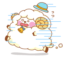 mofu-mofu sheep sticker #159904
