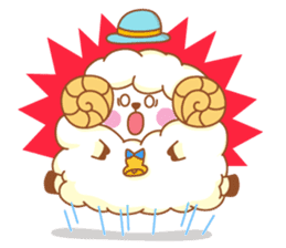 mofu-mofu sheep sticker #159907