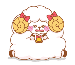 mofu-mofu sheep sticker #159908