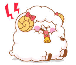 mofu-mofu sheep sticker #159918