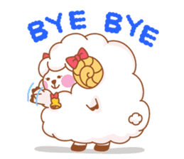 mofu-mofu sheep sticker #159933