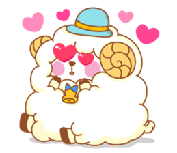 mofu-mofu sheep sticker #159938