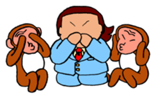 Pooo-yan and friends . sticker #160109