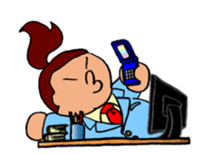 Pooo-yan and friends . sticker #160124