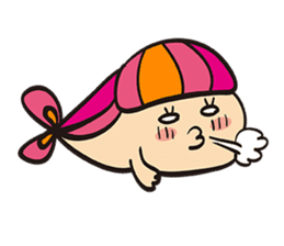 Child fish "Puri" sticker #160230