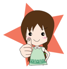 Koko the little girl sticker #160426