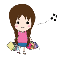 Koko the little girl sticker #160429