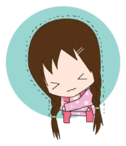 Koko the little girl sticker #160457