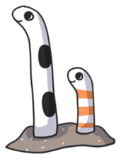 Splendid/spotted-Garden Eel/Razorfish sticker #161219