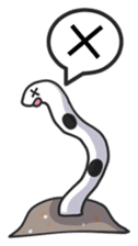 Splendid/spotted-Garden Eel/Razorfish sticker #161222