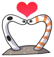 Splendid/spotted-Garden Eel/Razorfish sticker #161224