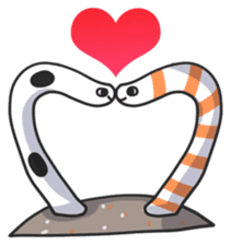 Splendid/spotted-Garden Eel/Razorfish sticker #161224