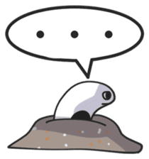 Splendid/spotted-Garden Eel/Razorfish sticker #161235