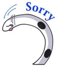 Splendid/spotted-Garden Eel/Razorfish sticker #161238