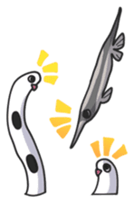 Splendid/spotted-Garden Eel/Razorfish sticker #161252