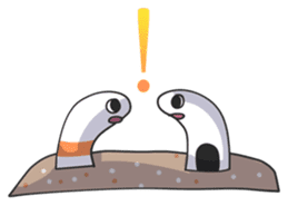 Splendid/spotted-Garden Eel/Razorfish sticker #161255