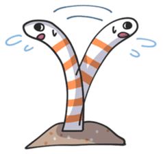 Splendid/spotted-Garden Eel/Razorfish sticker #161257