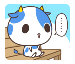 MILK The Blue Cow sticker #161359