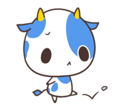 MILK The Blue Cow sticker #161364