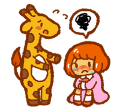 Giraffe`s life sticker #162061