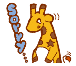 Giraffe`s life sticker #162078